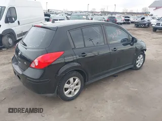 2008 Nissan Versa 1.8 S with VIN 3N1BC13E78L350580, listed as a IAAI auction lot 41512578 with 118,067 mi miles. Bid and sale history available at carsss.com. Image 4.