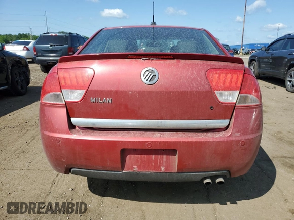2011 Mercury Milan with VIN 3MEHM0HA0BR601513, listed as a Copart auction lot 60222405 with 238,098 mi miles and Clean title. Bid and sale history available at DreamBid. Image 6.