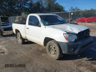 2014 Toyota Tacoma with VIN 5TFNX4CN8EX034296, listed as a IAAI auction lot 41623600 with 186,542 mi miles and . Bid and sale history available at DreamBid. Image 1.