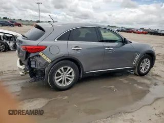 2017 Infiniti QX70 z VIN JN8CS1MU7HM141618, wystawiony jako Copart lot #59794075 z przebiegiem 114 272 mil mil oraz Szkoda całkowita • Salvage title. Historia ofert i sprzedaży dostępna na DreamBid. Obrazek 3.