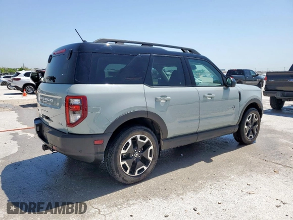 2022 Ford Bronco Sport Outer Banks with VIN 3FMCR9C65NRD69219, listed as a Copart auction lot 52765845 with 24,872 mi miles and Clean title. Bid and sale history available at DreamBid. Image 3.