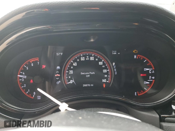 2022 Dodge Durango Pursuit with VIN 1C4SDJFT5NC192607, listed as a Copart auction lot 50795225 with 26,676 mi miles and Salvage title. Bid and sale history available at DreamBid. Image 9.
