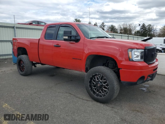 2009 GMC Sierra 1500 SLE with VIN 1GTEK29J39Z282134, listed as a Copart auction lot 53659515 with 162,686 mi miles and Salvage Title. Bid and sale history available at carsss.com. Image 4.