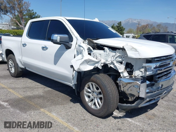 2021 Chevrolet Silverado 1500 LTZ with VIN 1GCUYGEDXMZ202215, listed as a IAAI auction lot 41976044 with 87,758 mi miles and . Bid and sale history available at DreamBid. Image 1.