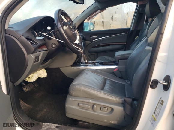 2014 Acura MDX Tech Pkg with VIN 5FRYD4H40EB022755, listed as a Copart auction lot 83088704 with 196,344 mi miles and Salvage Title. Bid and sale history available at carsss.com. Image 7.