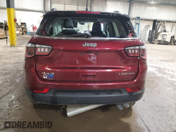 2022 Jeep Compass Limited с VIN 3C4NJDCB0NT180307, выставлен на аукционе Copart как лот 58328815 с пробегом Не указан миль и Чистый • Clean title. История ставок и продаж доступна на DreamBid. Изображение 6.