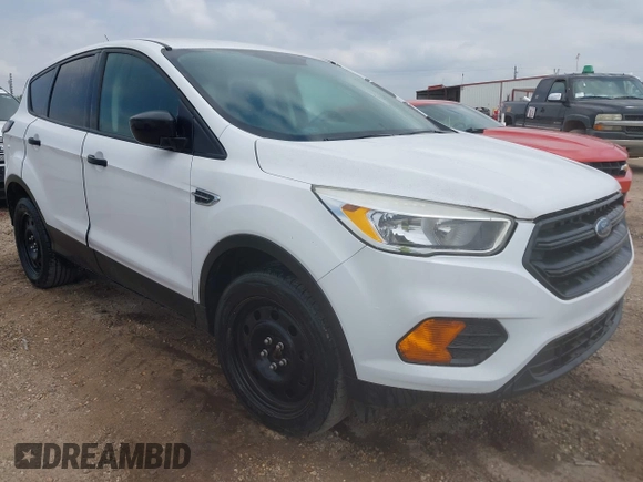 2017 Ford Escape S with VIN 1FMCU0F75HUA20248, listed as a IAAI auction lot 42146148 with 1 mi miles. Bid and sale history available at carsss.com. Image 1.