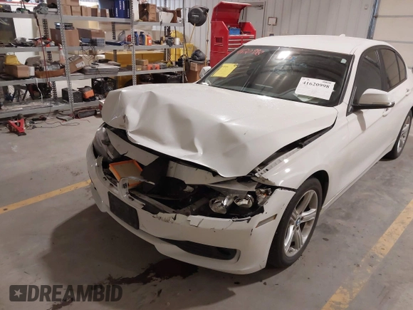 2014 BMW 3 Series 320i with VIN WBA3B1G57ENS79355, listed as a IAAI auction lot 41620998 with 97,362 mi miles. Bid and sale history available at carsss.com. Image 6.