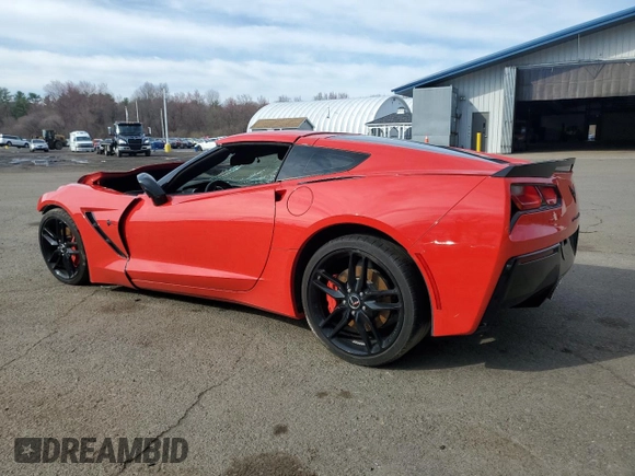 2014 Chevrolet Corvette 2LT with VIN 1G1YD2D77E5104112, listed as a Copart auction lot 51933505 with Not provided miles and Salvage title. Bid and sale history available at DreamBid. Image 2.