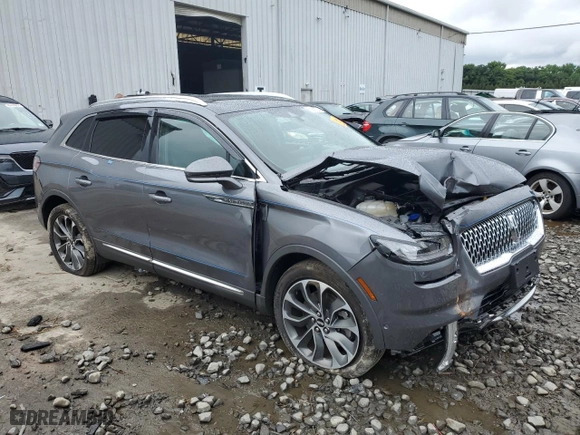 2022 Lincoln Nautilus Reserve with VIN 2LMPJ8KP9NBL02817, listed as a Copart auction lot 62891294 with 19,962 mi miles and Salvage Title. Bid and sale history available at carsss.com. Image 4.
