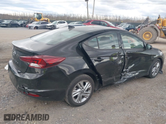 2020 Hyundai Elantra SEL with VIN 5NPD84LF6LH629173, listed as a IAAI auction lot 41922980 with 87,507 mi miles. Bid and sale history available at carsss.com. Image 4.