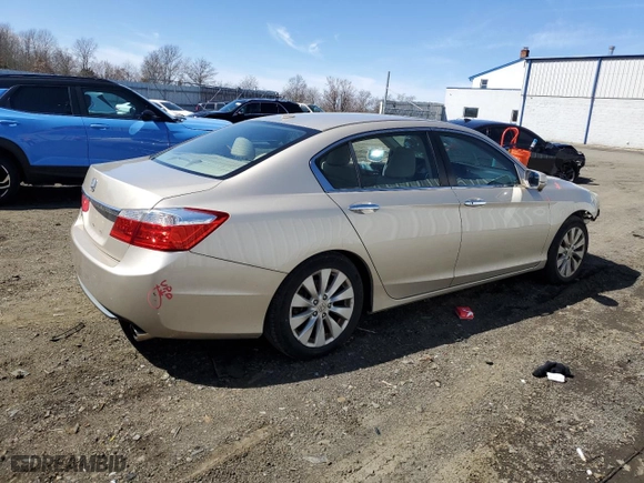 2014 Honda Accord Sedan EX-L with VIN 1HGCR2F80EA165318, listed as a Copart auction lot 49415615 with 84,642 mi miles and Salvage Title. Bid and sale history available at carsss.com. Image 3.