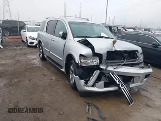 2006 Infiniti QX56 with VIN 5N3AA08C56N810383, listed as a IAAI auction lot 41537122 with 213,814 mi miles. Bid and sale history available at carsss.com. Image 1.
