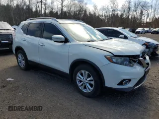 2014 Nissan Rogue SV with VIN 5N1AT2MTXEC828439, listed as a Copart auction lot 49144705 with 171,293 mi miles and Salvage Title. Bid and sale history available at carsss.com. Image 4.