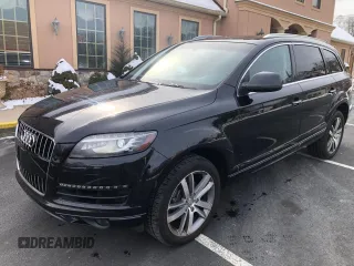 2014 Audi Q7 3.0T Premium Plus with VIN WA1LGAFE6ED013461, listed as a Copart auction lot 45347045 with 139,453 mi miles and Clean Title. Bid and sale history available at carsss.com. Image 1.