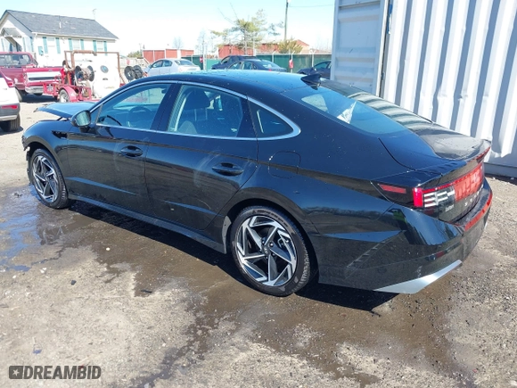 2024 Hyundai Sonata SEL with VIN KMHL14JA4RA353594, listed as a IAAI auction lot 41772726 with 12,643 mi miles. Bid and sale history available at carsss.com. Image 3.