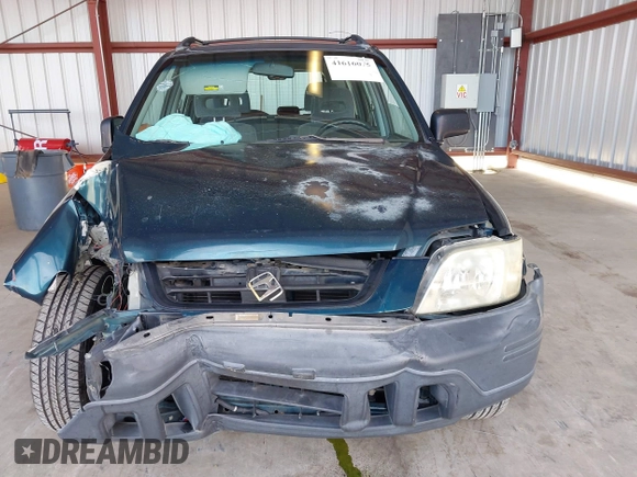 1997 Honda CR-V with VIN JHLRD1857VC046080, listed as a IAAI auction lot 41616075 with 212,707 mi miles. Bid and sale history available at carsss.com. Image 6.