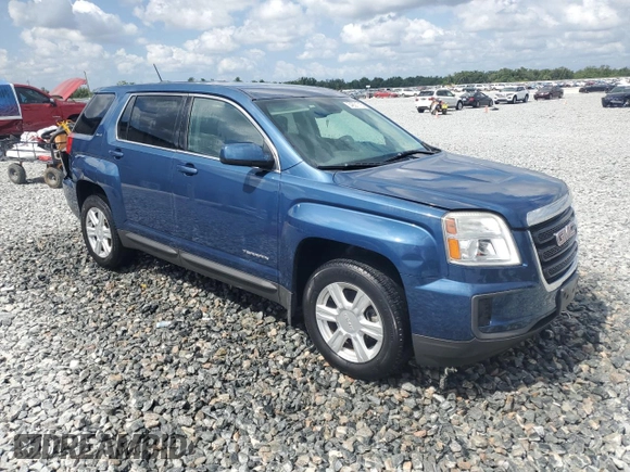 2016 GMC Terrain SLE with VIN 2GKALMEK5G6290027, listed as a Copart auction lot 54821715 with 79,137 mi miles and Salvage Title. Bid and sale history available at carsss.com. Image 4.