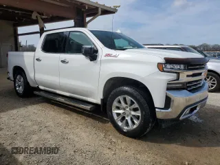 2020 Chevrolet Silverado 1500 LTZ with VIN 1GCUYGED3LZ235409, listed as a Copart auction lot 49709685 with 108,928 mi miles and Salvage Title. Bid and sale history available at DreamBid. Image 4.