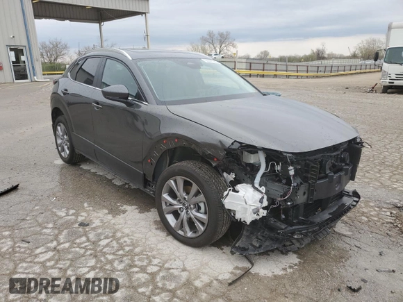 2024 Mazda CX-30 S Carbon Edition with VIN 3MVDMBCM6RM616634, listed as a Copart auction lot 50347385 with 3,001 mi miles and Salvage title. Bid and sale history available at DreamBid. Image 4.