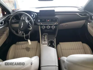 2022 Genesis G70 2.0T with VIN KMTG34TA5NU091818, listed as a Copart auction lot 54402744 with 31,531 mi miles and Salvage Title. Bid and sale history available at carsss.com. Image 8.