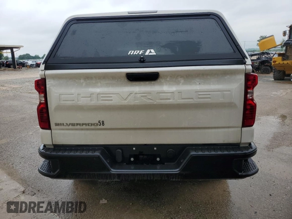 2023 Chevrolet Silverado 1500 Work Truck with VIN 3GCNAAEK8PG339758, listed as a Copart auction lot 54698095 with 38,046 mi miles and Clean Title. Bid and sale history available at DreamBid. Image 6.