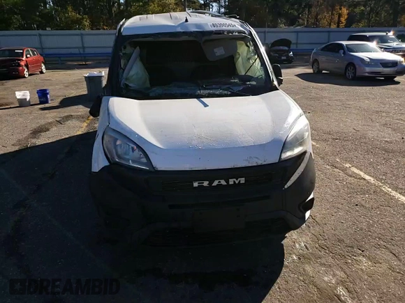 2021 Ram ProMaster City Cargo Tradesman with VIN ZFBHRFAB8M6U22468, listed as a Copart auction lot 89300545 with 29,145 mi miles and Non repairable. Bid and sale history available at DreamBid. Image 14.