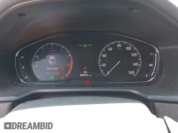2019 Honda Accord EX with VIN 1HGCV1F44KA008325, listed as a IAAI auction lot 42168255 with 87,541 mi miles and . Bid and sale history available at DreamBid. Image 7.