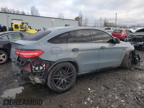 2016 Mercedes-Benz GLE 63 S AMG with VIN 4JGED7FB7GA046744, listed as a Copart auction lot 85036564 with 93,455 mi miles and Salvage title. Bid and sale history available at DreamBid. Image 3.