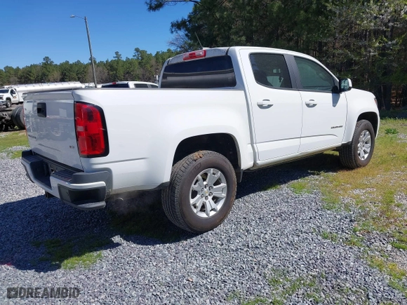 2021 Chevrolet Colorado 2WD LT with VIN 1GCGSCEN6M1163816, listed as a IAAI auction lot 41852906 with 137,009 mi miles. Bid and sale history available at carsss.com. Image 4.