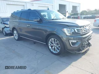 2018 Ford Expedition Max Limited with VIN 1FMJK1KT9JEA32683, listed as a IAAI auction lot 42033675 with 122,072 mi miles and . Bid and sale history available at DreamBid. Image 1.
