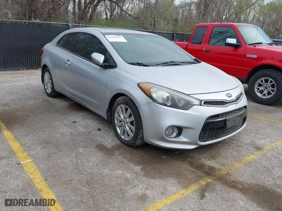 2016 Kia Forte Koup EX with VIN KNAFX6A87G5619976, listed as a IAAI auction lot 41905819 with 99,689 mi miles. Bid and sale history available at carsss.com. Image 1.