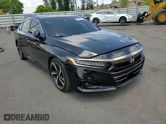 2021 Honda Accord Sport with VIN 1HGCV2F30MA014378, listed as a Copart auction lot 56096095 with 65,850 mi miles and Non repairable. Bid and sale history available at DreamBid. Image 13.