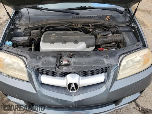 2006 Acura MDX with VIN 2HNYD18266H525453, listed as a Copart auction lot 74665534 with 189,045 mi miles and Salvage Title. Bid and sale history available at carsss.com. Image 12.