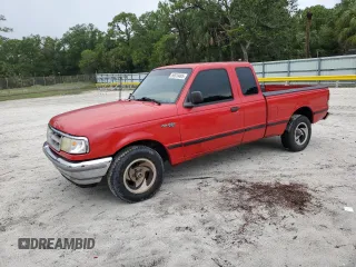 1995 Ford Ranger Splash z VIN 1FTCR14U7SPB16344, wystawiony jako Copart lot #56976485 z przebiegiem 91 615 mil mil oraz Czysty tytuł • Clean title. Historia ofert i sprzedaży dostępna na DreamBid. Obrazek 1.