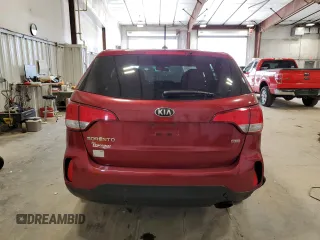 2014 Kia Sorento LX with VIN 5XYKT3A65EG487427, listed as a Copart auction lot 52041315 with 195,327 mi miles and Non Repairable. Bid and sale history available at carsss.com. Image 6.