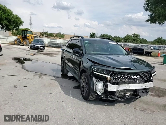 2022 Kia Sorento X-Line SX Prestige z VIN 5XYRKDLF6NG115230, wystawiony jako Copart lot #55872435 z przebiegiem 41 173 mil mil oraz Nie do naprawy • Non repairable. Historia ofert i sprzedaży dostępna na DreamBid. Obrazek 14.