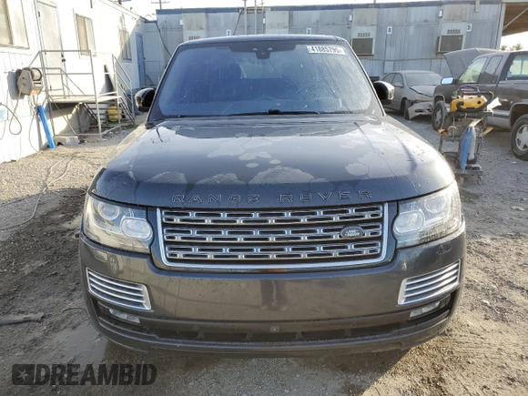 2017 Land Rover Range Rover with VIN SALGW3FEXHA339073, listed as a Copart auction lot 41885795 with 113,561 mi miles and Salvage Title. Bid and sale history available at DreamBid. Image 5.