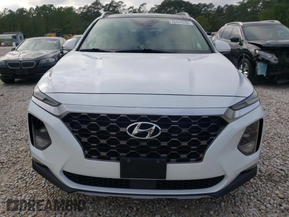 2019 Hyundai Santa Fe Limited with VIN 5NMS53AA2KH106424, listed as a Copart auction lot 72444332 with 28,530 mi miles. Bid and sale history available at carsss.com. Image 5.