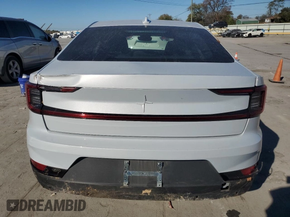 2023 Polestar 2 with VIN YSMED3KA2PL111969, listed as a Copart auction lot 77092644 with 22,543 mi miles and Salvage Title. Bid and sale history available at carsss.com. Image 6.