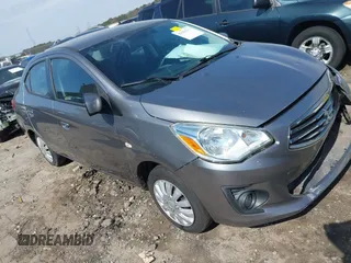 2017 Mitsubishi Mirage G4 ES with VIN ML32F3FJ3HHF14842, listed as a IAAI auction lot 41685117 with 95,954 mi miles. Bid and sale history available at carsss.com. Image 1.