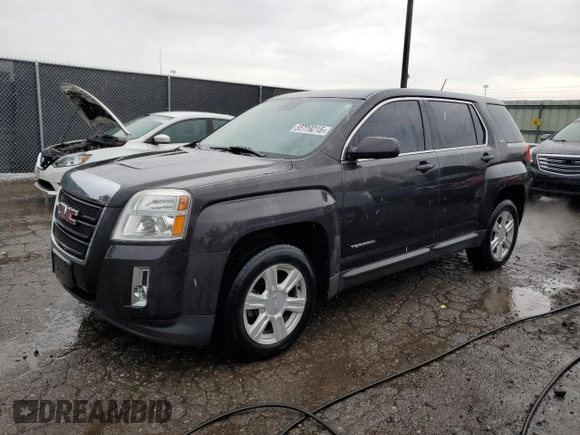 2015 GMC Terrain SLE with VIN 2GKFLVEK5F6175230, listed as a Copart auction lot 55179215 with 168,039 mi miles and Clean Title. Bid and sale history available at carsss.com. Image 1.