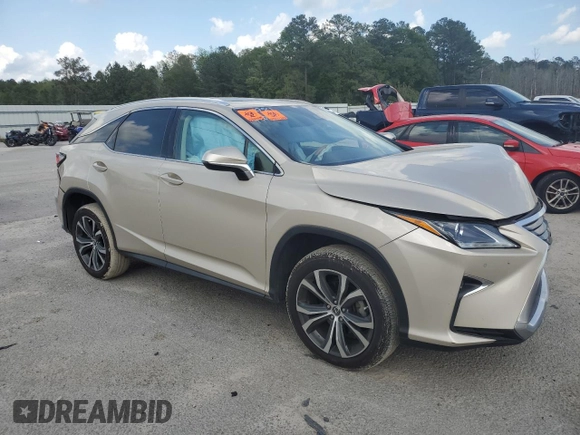 2019 Lexus RX 350 with VIN 2T2ZZMCA6KC120981, listed as a Copart auction lot 51824695 with 92,140 mi miles and Salvage Title. Bid and sale history available at DreamBid. Image 4.