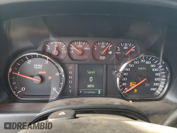 2019 Chevrolet Silverado 3500HD Work Truck with VIN 1GC4KVCYXKF108135, listed as a Copart auction lot 42558985 with 121,049 mi miles and Salvage Title. Bid and sale history available at carsss.com. Image 9.