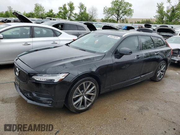 2020 Volvo V90 with VIN YV1A22VL5L1128028, listed as a Copart auction lot 53423874 with 47,745 mi miles and Salvage title. Bid and sale history available at DreamBid. Image 1.