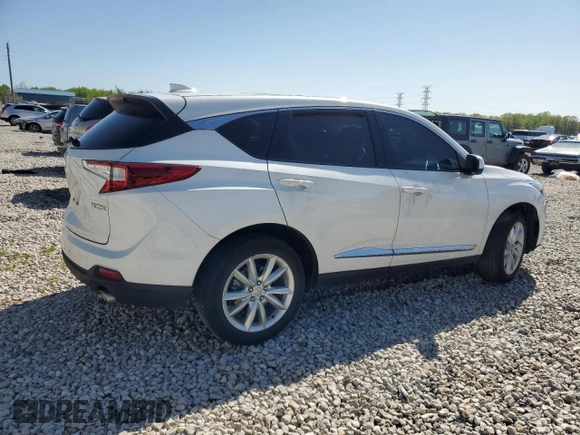 2021 Acura RDX with VIN 5J8TC1H33ML005949, listed as a Copart auction lot 52402405 with Not provided miles and Salvage title. Bid and sale history available at DreamBid. Image 3.