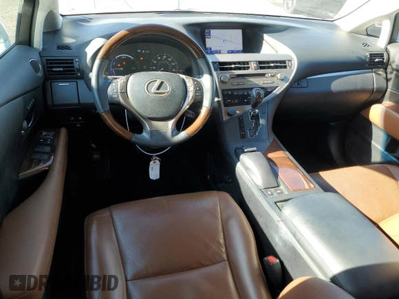 2015 Lexus RX 450h with VIN 2T2ZB1BAXFC003138, listed as a Copart auction lot 84299114 with 105,663 mi miles and Salvage Title. Bid and sale history available at DreamBid. Image 8.