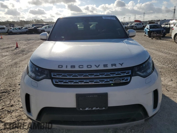2017 Land Rover Discovery HSE with VIN SALRRBBV5HA046570, listed as a Copart auction lot 60373474 with 67,267 mi miles and Salvage Title. Bid and sale history available at carsss.com. Image 5.