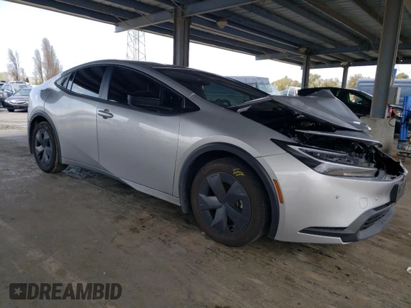 2024 Toyota Prius LE with VIN JTDACAAU7R3045936, listed as a Copart auction lot 51370995 with 22,076 mi miles and Salvage Title. Bid and sale history available at carsss.com. Image 4.