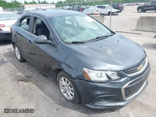2017 Chevrolet Sonic LT with VIN 1G1JD5SBXH4102715, listed as a IAAI auction lot 42095143 with 109,659 mi miles. Bid and sale history available at carsss.com. Image 6.